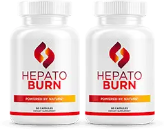 HepatoBurn liver support supplement bottle with natural ingredients for healthy metabolism